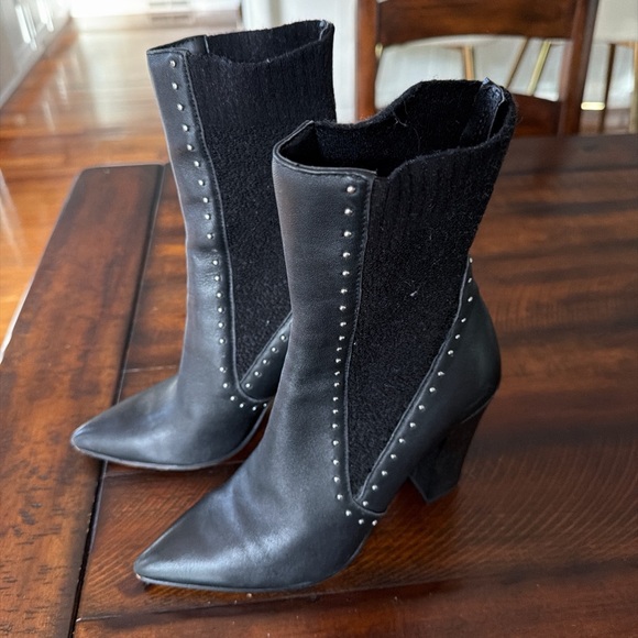 Dolce Vita Shoes - Dolce Vita Black Studded Heeled Boots